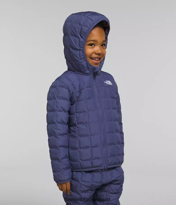 Clothing The North Face Kids Reversible ThermoBall Hooded Jacket Cave Blue 4VP2RZ1237