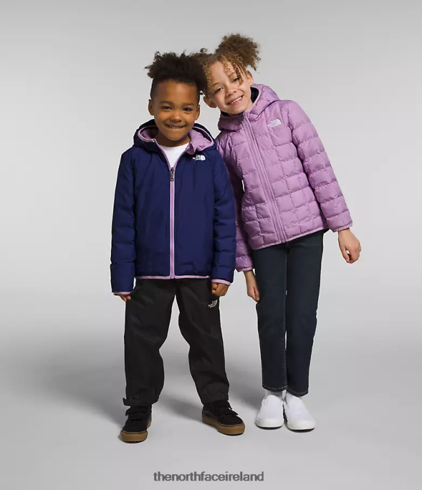 Clothing The North Face Kids Reversible ThermoBall Hooded Jacket Lupine 4VP2RZ1240