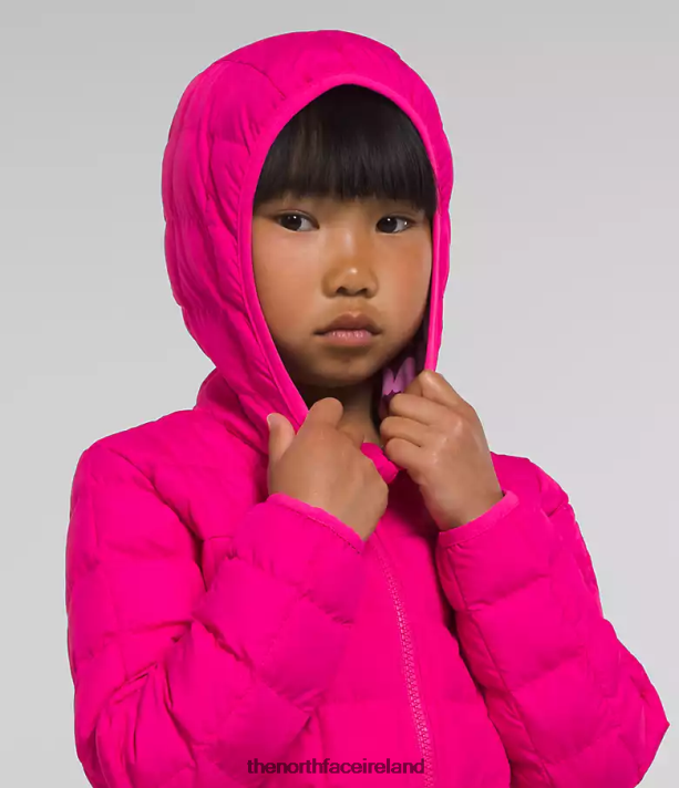 Clothing The North Face Kids Reversible ThermoBall Hooded Jacket Mr. Pink 4VP2RZ1239
