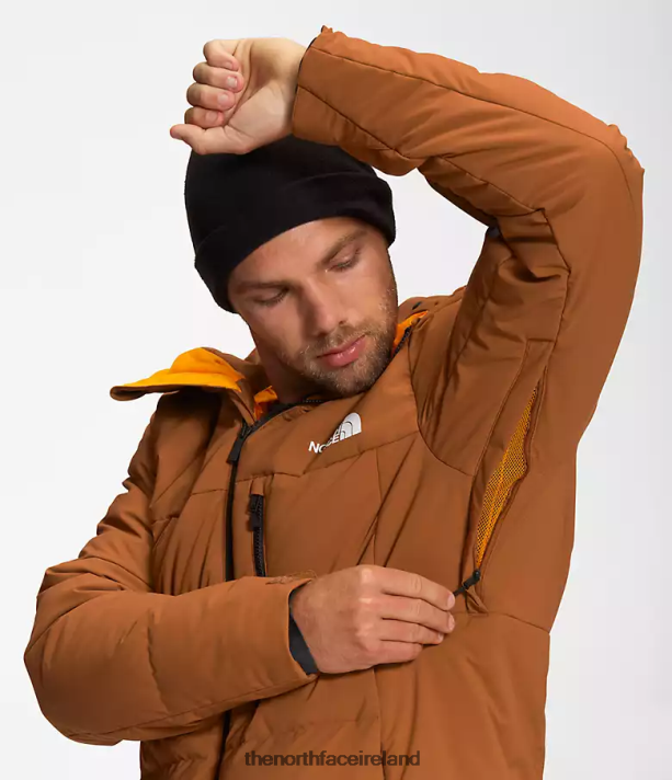 Clothing The North Face Men Corefire Down Jacket Leather Brown 4VP2RZ1035