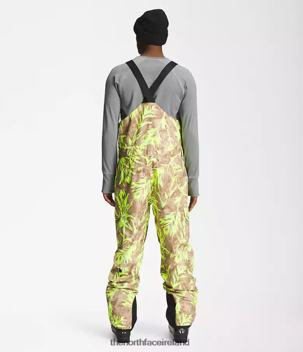 Clothing The North Face Men Freedom Bibs Utility Brown Paint Brush Print 4VP2RZ657