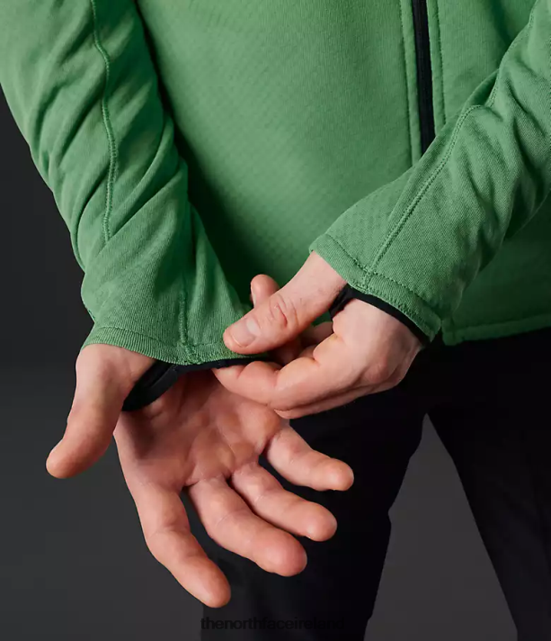 Clothing The North Face Men Summit Series FUTUREFLEECE Full-Zip Hoodie Deep Grass Green 4VP2RZ407