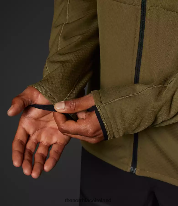 Clothing The North Face Men Summit Series FUTUREFLEECE Full-Zip Hoodie Military Olive 4VP2RZ404