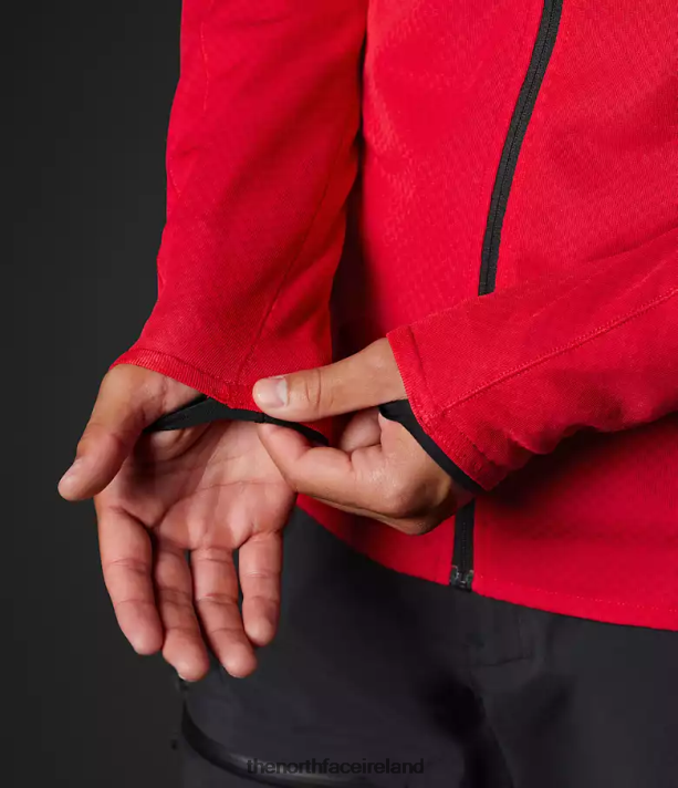 Clothing The North Face Men Summit Series FUTUREFLEECE Full-Zip Hoodie TNF Red 4VP2RZ406