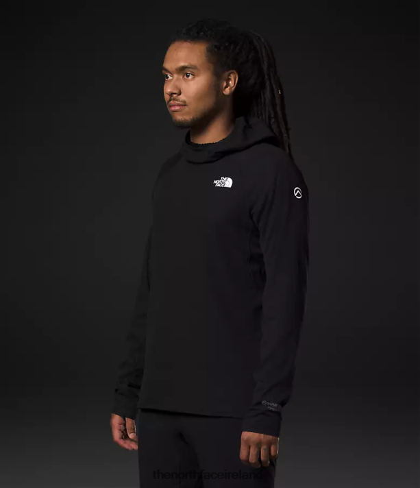 Clothing The North Face Men Summit Series FUTUREFLEECE LT Pullover Hoodie TNF Black 4VP2RZ349