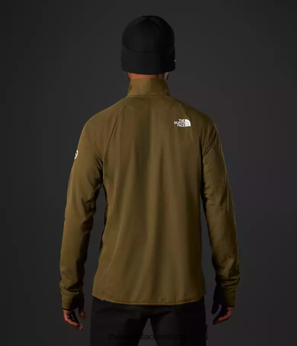 Clothing The North Face Men Summit Series FUTUREFLEECE LT -Zip Military Olive 4VP2RZ351