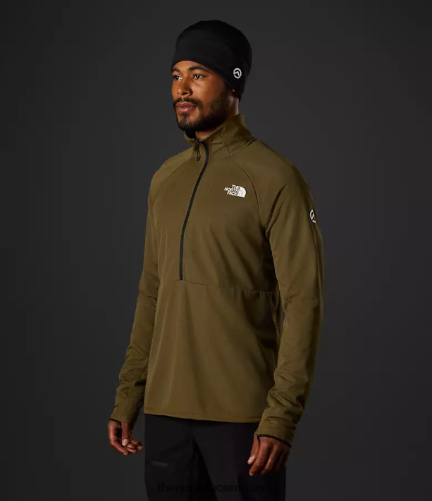 Clothing The North Face Men Summit Series FUTUREFLEECE LT -Zip Military Olive 4VP2RZ351