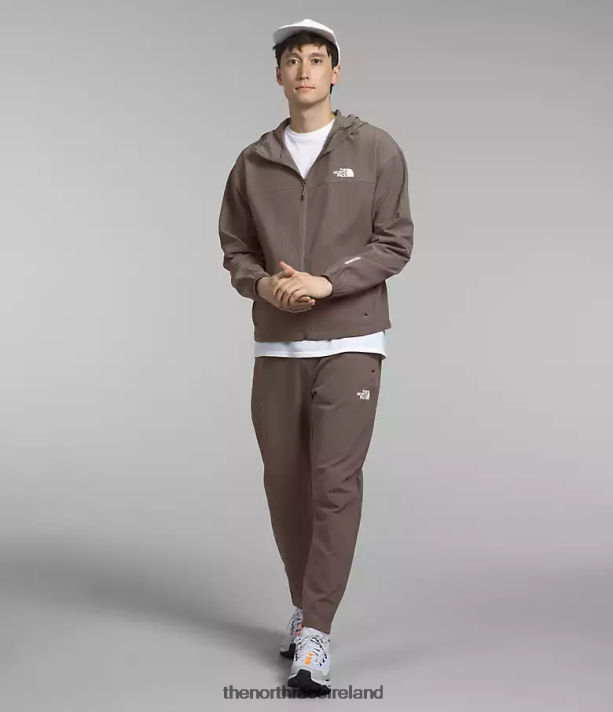 Clothing The North Face Men Tekware Grid Hoodie Falcon Brown 4VP2RZ832