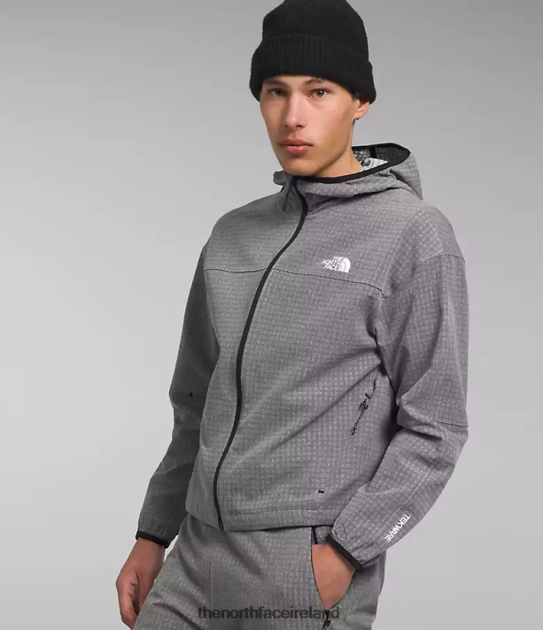 Clothing The North Face Men Tekware Grid Hoodie TNF Medium Grey Heather 4VP2RZ834