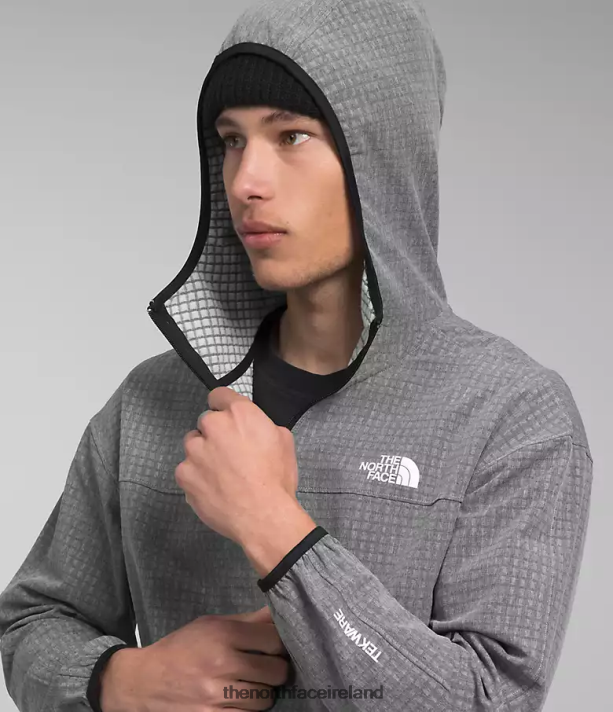 Clothing The North Face Men Tekware Grid Hoodie TNF Medium Grey Heather 4VP2RZ834