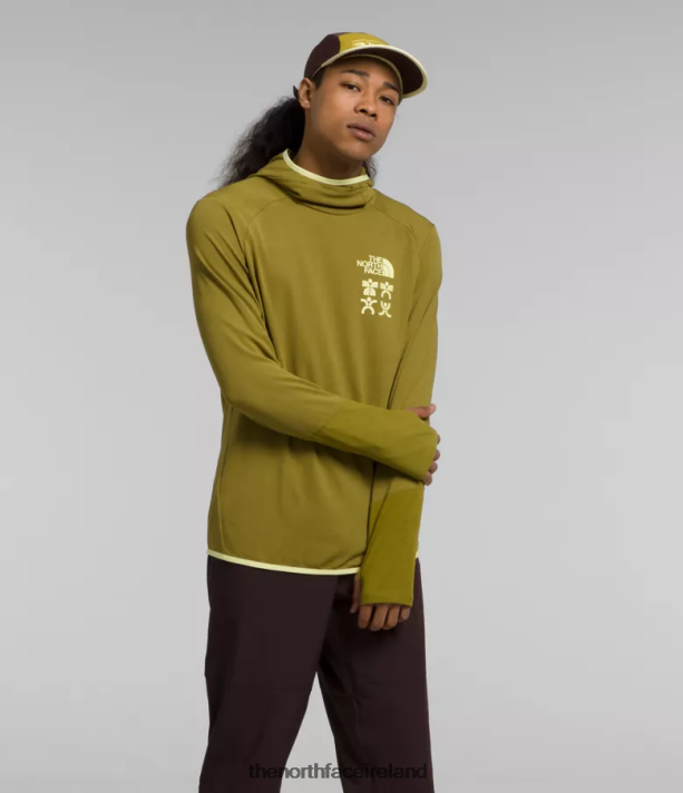 Clothing The North Face Men Trailwear Cerro Alto Hoodie Sulphur Moss 4VP2RZ550