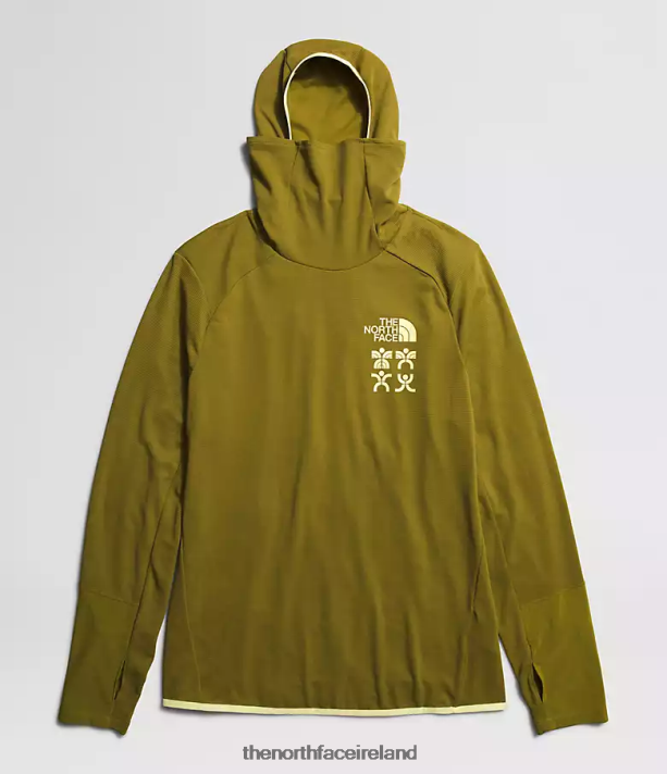 Clothing The North Face Men Trailwear Cerro Alto Hoodie Sulphur Moss 4VP2RZ550