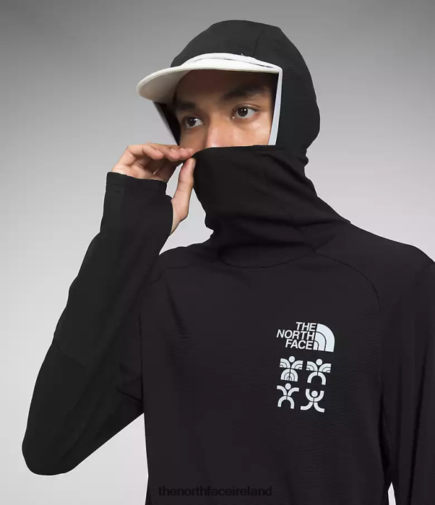 Clothing The North Face Men Trailwear Cerro Alto Hoodie TNF Black 4VP2RZ549
