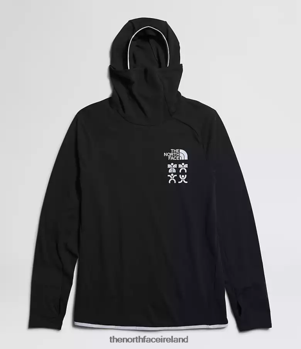 Clothing The North Face Men Trailwear Cerro Alto Hoodie TNF Black 4VP2RZ549