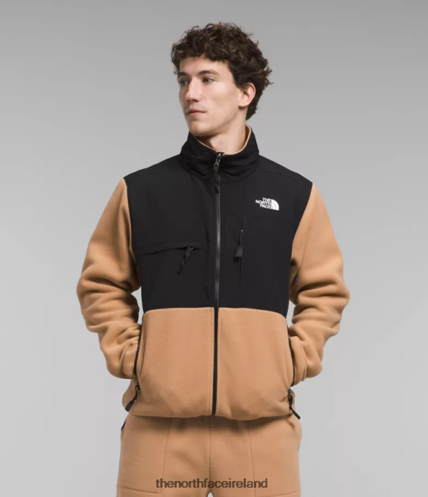 Clothing The North Face Men Denali Jacket Almond Butter/TNF Black 4VP2RZ194