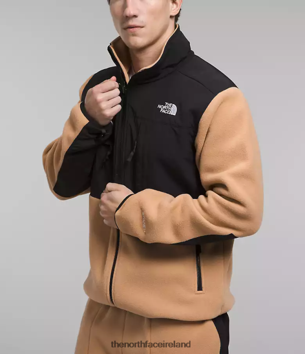 Clothing The North Face Men Denali Jacket Almond Butter/TNF Black 4VP2RZ194