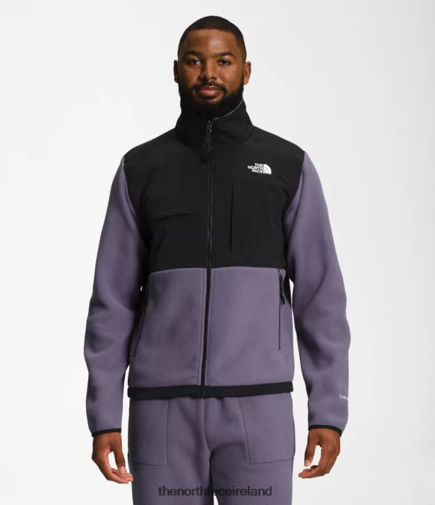 Clothing The North Face Men Denali Jacket Lunar Slate/TNF Black 4VP2RZ199