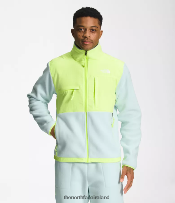 Clothing The North Face Men Denali Jacket Skylight Blue/LED Yellow 4VP2RZ196