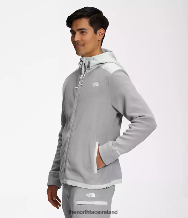 Clothing The North Face Men Alpine Polartec 200 Full-Zip Hooded Jacket Meld Grey/Tin Grey 4VP2RZ831