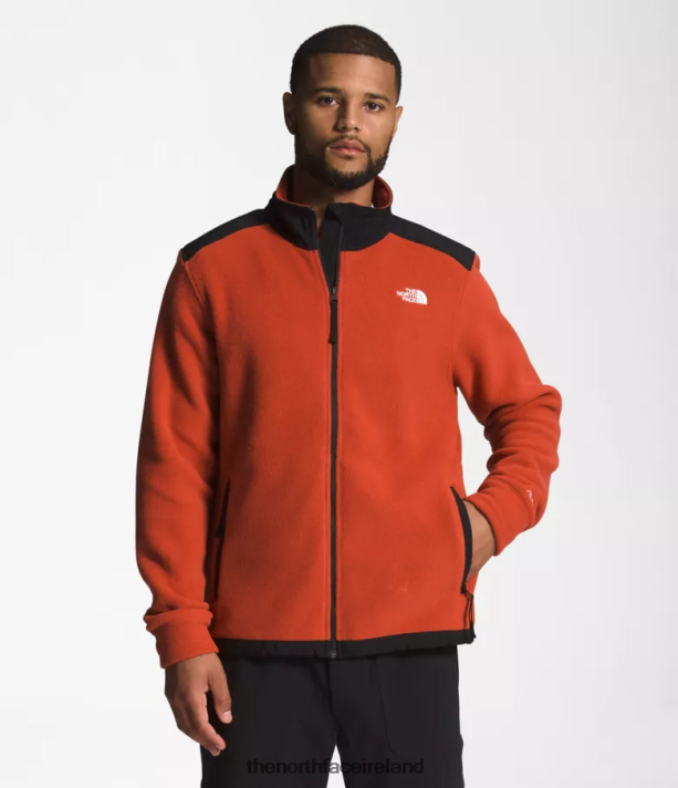 Clothing The North Face Men Alpine Polartec 200 Full-Zip Jacket Rusted Bronze/TNF Black 4VP2RZ541