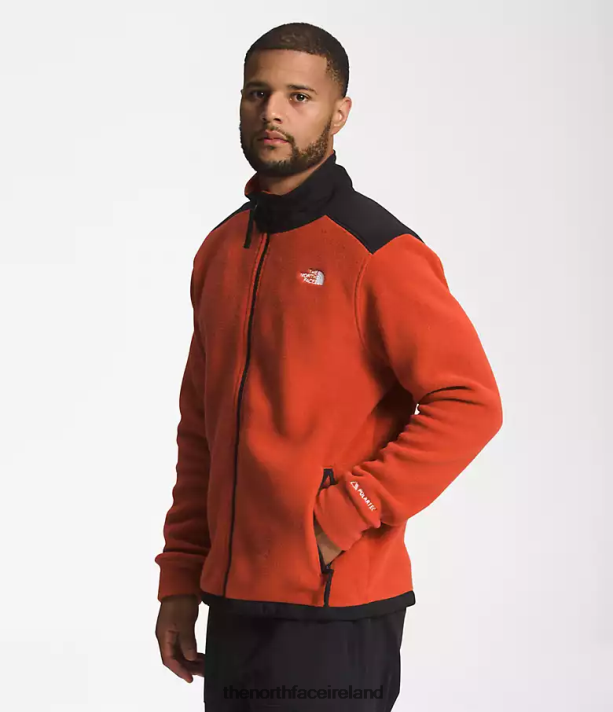 Clothing The North Face Men Alpine Polartec 200 Full-Zip Jacket Rusted Bronze/TNF Black 4VP2RZ541