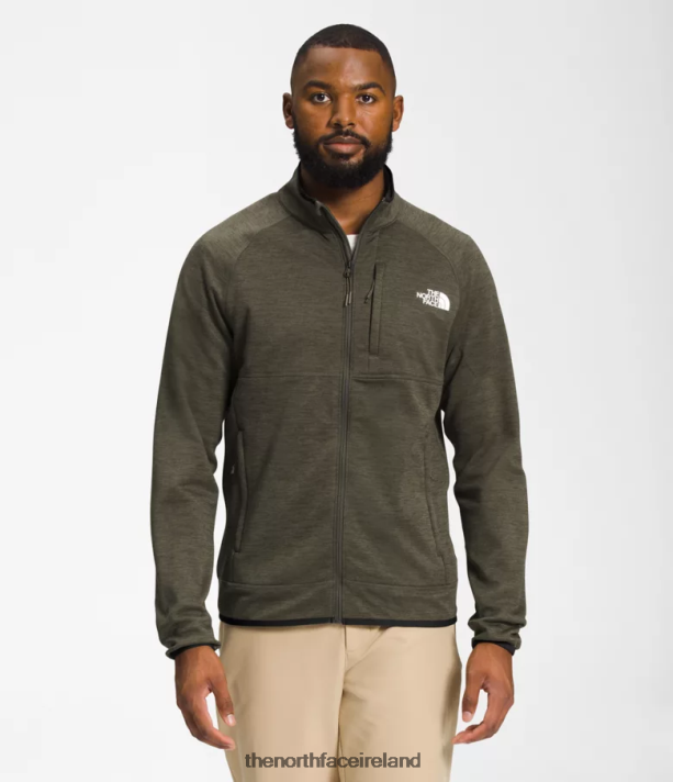 Clothing The North Face Men Canyonlands Full-Zip New Taupe Green Heather 4VP2RZ954