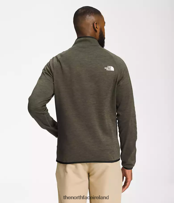 Clothing The North Face Men Canyonlands Full-Zip New Taupe Green Heather 4VP2RZ954