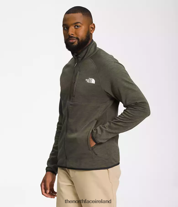 Clothing The North Face Men Canyonlands Full-Zip New Taupe Green Heather 4VP2RZ954
