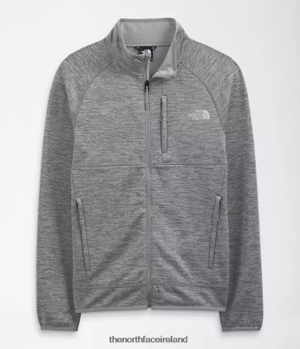 Clothing The North Face Men Canyonlands Full-Zip TNF Medium Grey Heather 4VP2RZ952
