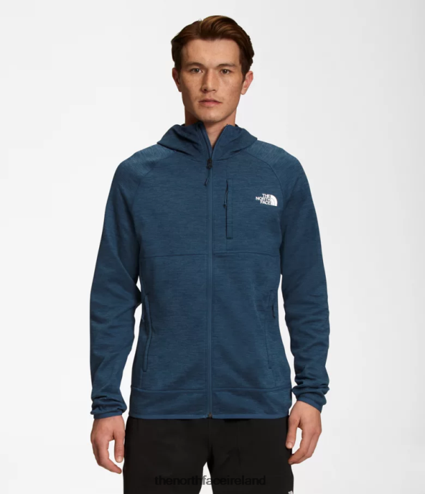 Clothing The North Face Men Canyonlands Hoodie Shady Blue Heather 4VP2RZ923