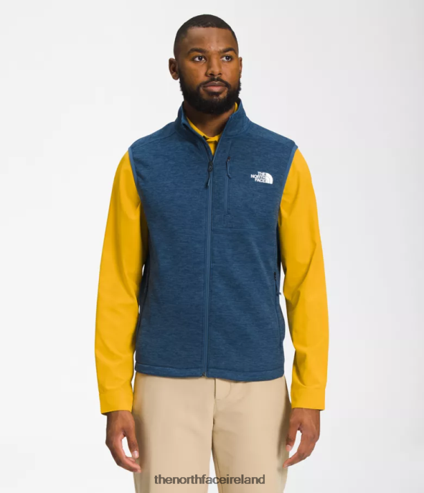 Clothing The North Face Men Canyonlands Vest Shady Blue Heather 4VP2RZ97
