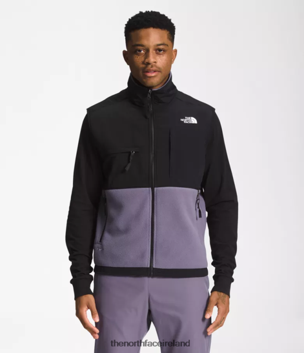 Clothing The North Face Men Denali Vest Lunar Slate/TNF Black 4VP2RZ600