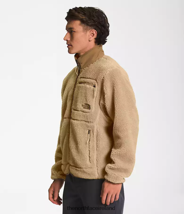 Clothing The North Face Men Extreme Pile Full-Zip Jacket Khaki Stone/Utility Brown 4VP2RZ548
