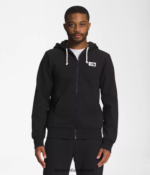 Clothing The North Face Men Heritage Patch Full-Zip Hoodie TNF Black 4VP2RZ703