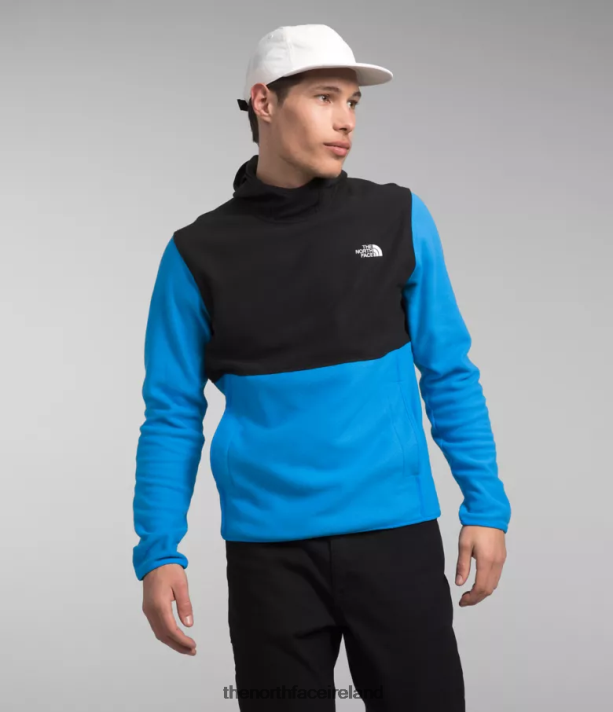 Clothing The North Face Men Alpine Polartec 100 Pullover Optic Blue/TNF Black 4VP2RZ119