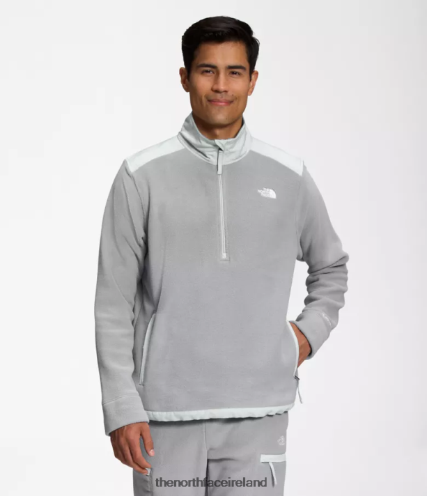 Clothing The North Face Men Alpine Polartec 200 -Zip Meld Grey/Tin Grey 4VP2RZ357