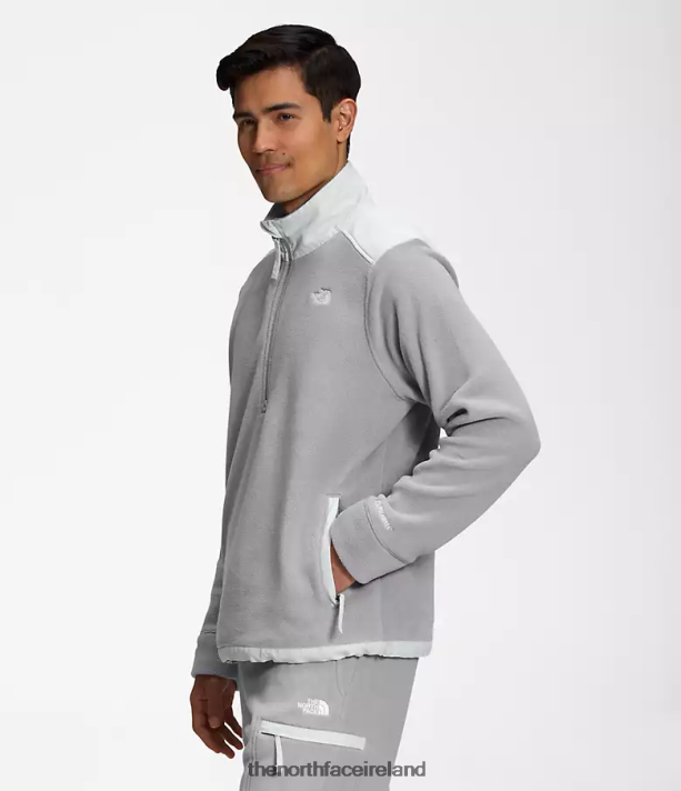Clothing The North Face Men Alpine Polartec 200 -Zip Meld Grey/Tin Grey 4VP2RZ357