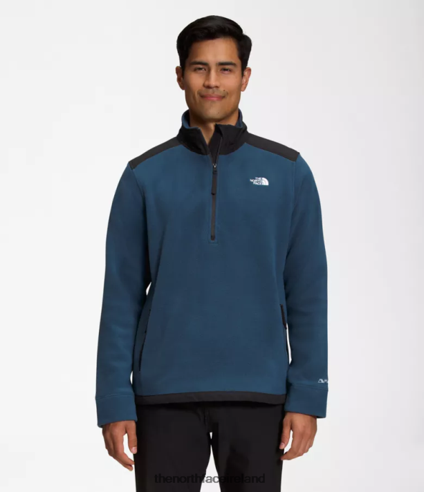 Clothing The North Face Men Alpine Polartec 200 -Zip Shady Blue/TNF Black 4VP2RZ356