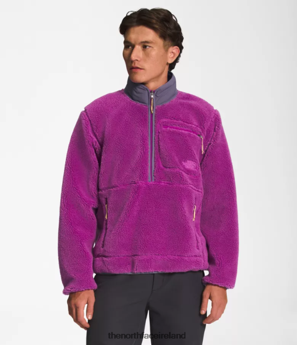 Clothing The North Face Men Extreme Pile Pullover Purple Cactus Flower/Lunar Slate 4VP2RZ120
