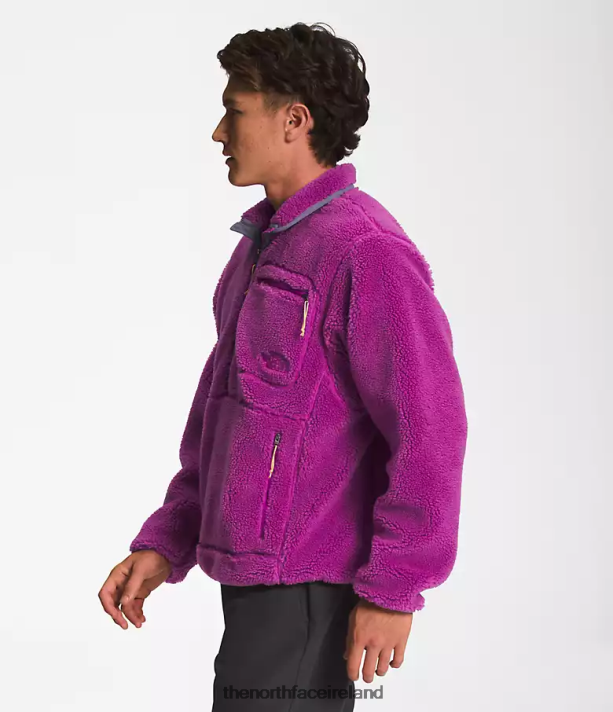 Clothing The North Face Men Extreme Pile Pullover Purple Cactus Flower/Lunar Slate 4VP2RZ120