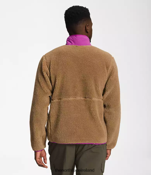 Clothing The North Face Men Extreme Pile Pullover Utility Brown/Purple Cactus Flower 4VP2RZ122