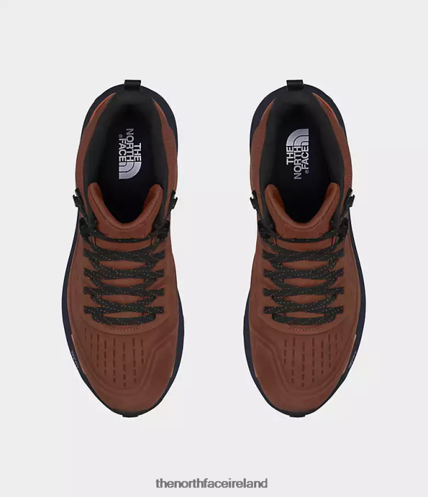 Footwear The North Face Men VECTIV Exploris 2 Mid FUTURELIGHT Leather Boots Brandy Brown/TNF Black 4VP2RZ610