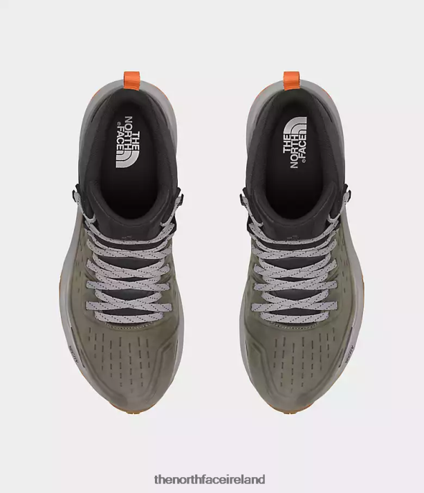 Footwear The North Face Men VECTIV Exploris 2 Mid FUTURELIGHT Leather Boots New Taupe Green/Asphalt Grey 4VP2RZ608