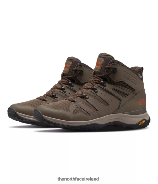 Footwear The North Face Men Hedgehog Fastpack II Mid WP Boots Bipartisan Brown/Coffee Brown 4VP2RZ1218