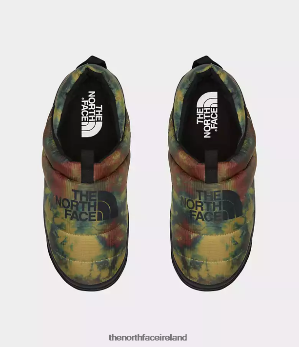 Footwear The North Face Men Nuptse Mules Antelope Tan Ice Dye Print/TNF Black 4VP2RZ557