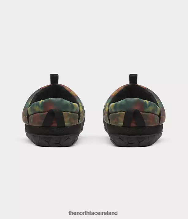 Footwear The North Face Men Nuptse Mules Antelope Tan Ice Dye Print/TNF Black 4VP2RZ557