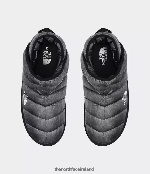 Footwear The North Face Men ThermoBall Traction Booties Phantom Grey Heather Print/TNF Black 4VP2RZ787
