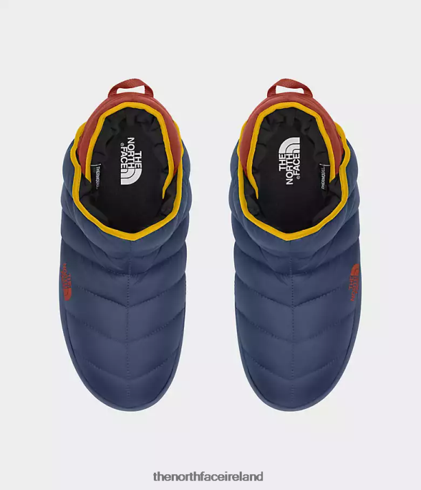 Footwear The North Face Men ThermoBall Traction Booties Shady Blue/Brandy Brown 4VP2RZ791