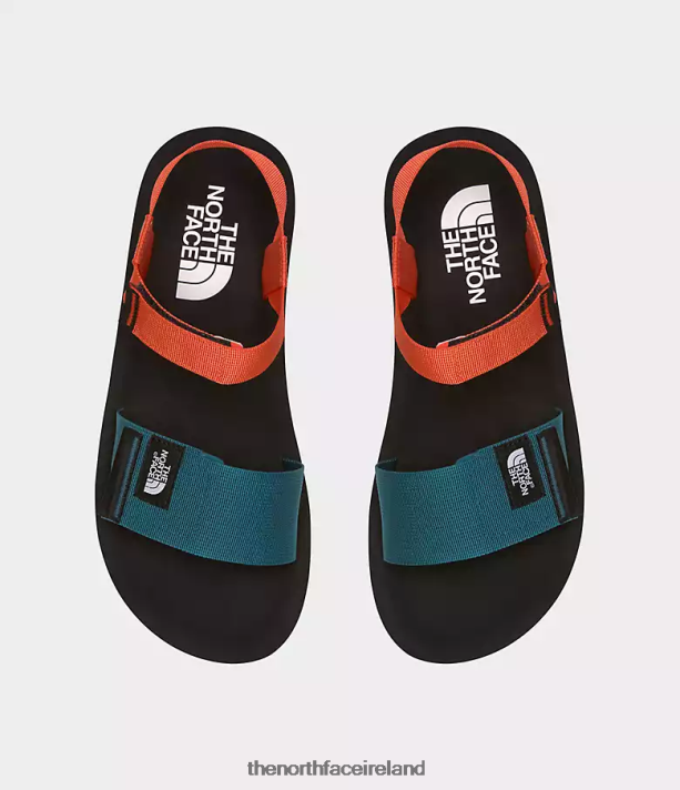 Footwear The North Face Men Skeena Sandals TNF Black/Retro Orange 4VP2RZ713