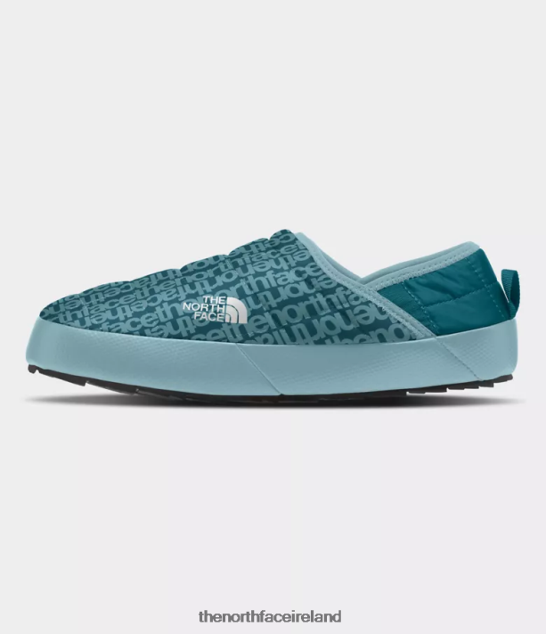 Footwear The North Face Men ThermoBall Traction Mules V Blue Coral TNF Print/Blue Coral 4VP2RZ1136